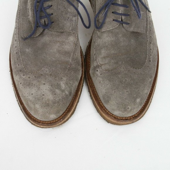 To Boot New York Spencer Grey Suede Leather Full Brogue  display picture 3